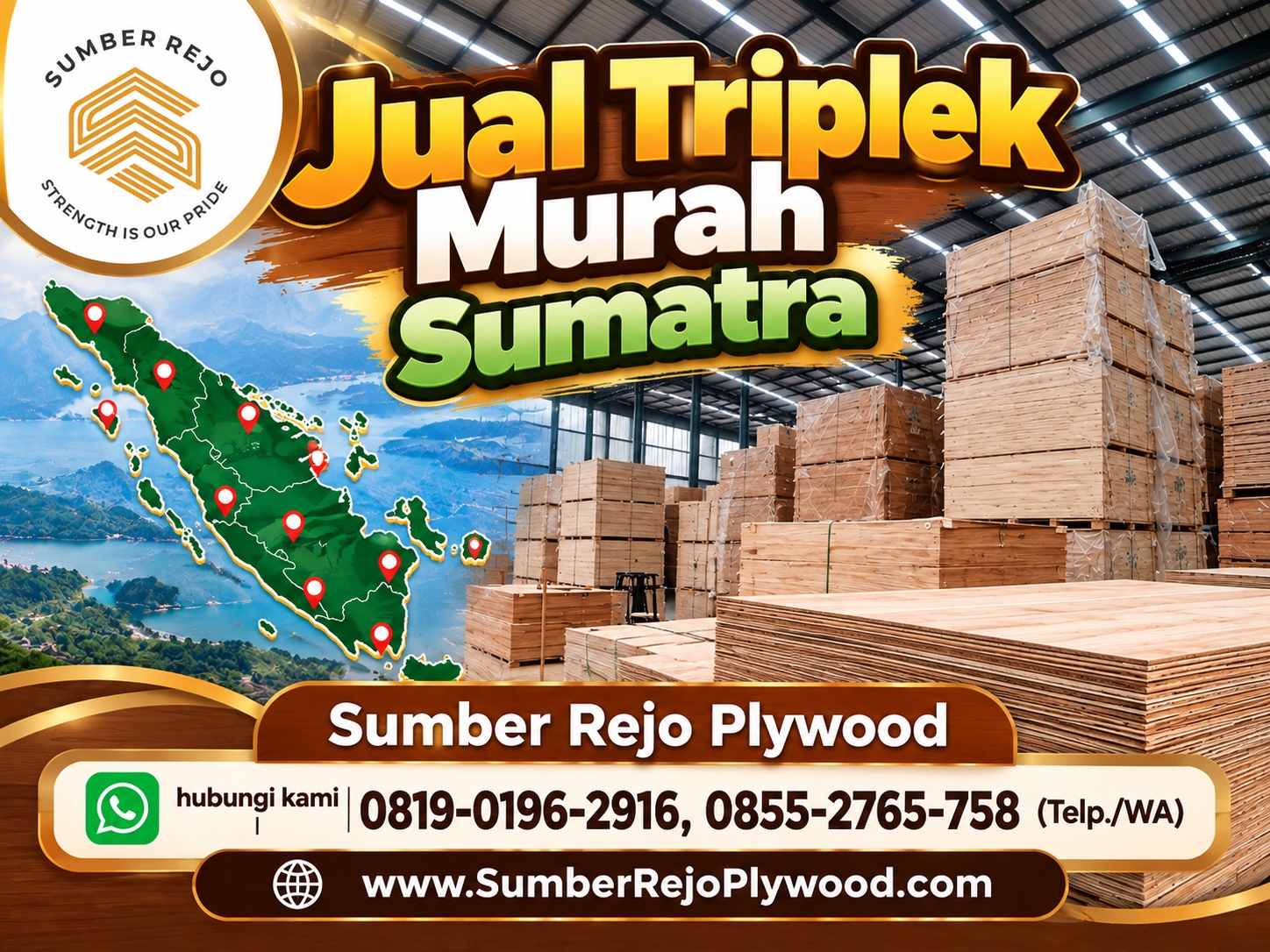 jual triplek murah sumatra